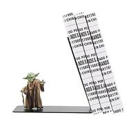 Panalaka Metal Bookend, L Shaped, Heavy Duty, Star Wars Themed, Decorative Book Stopper, Office School Home Use, Black