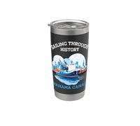 Panama Canal Engineering Travel Landmark Design Stainless Steel Insulated Tumbler