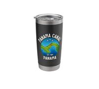 Panama Canal Est.1881, Panama Map Vintage, Cruise Trip Stainless Steel Insulated Tumbler