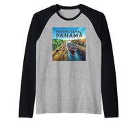 Panama Canal Panama Raglan Baseball Tee