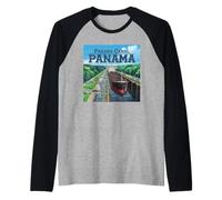 Panama Canal Panama Raglan Baseball Tee