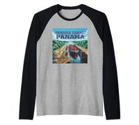 Panama Canal Panama Raglan Baseball Tee
