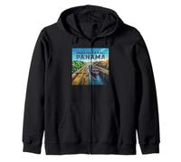 Panama Canal Panama Zip Hoodie