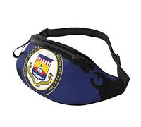 Panama Canal Zone Map Large Fanny Pack for Men,Gifts for Sports Workout Travel Running Casual Waist Bag Pack Bag