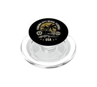 Panama City Beach Florida Sunset Hotrod Alligator Design PopSockets PopGrip for MagSafe
