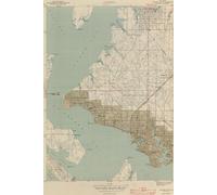 Panama City Florida Map Journal: Vintage Map Notebook