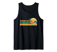 Panama City Florida - Retro Spring Break Beach Vacation Tank Top