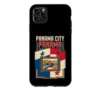 Panama City Panama Flag Panama Canal Cargo Ship Retro Art Case for iPhone 11 Pro Max