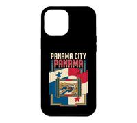 Panama City Panama Flag Panama Canal Cargo Ship Retro Art Case for iPhone 12 Pro Max