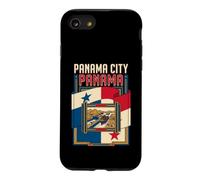 Panama City Panama Flag Panama Canal Cargo Ship Retro Art Case for iPhone SE (2020) / 7/8