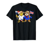 Panama Costa Rica Flag Panamanian Roots Costa Rican Heritage T-Shirt