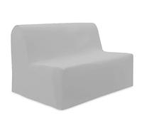 PANAMA cotton sofa bed cover - light grey,200 x 140 cm