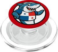 Panama Flag Shark Funny Panamanian PopSockets PopGrip for MagSafe