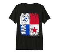 Panama Flag Vintage Distressed Panama Premium T-Shirt
