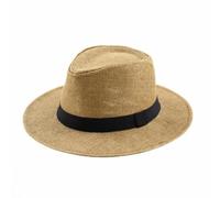 Panama Hat for Men Women Classic Fedora Design Natural Woven Material Webbing Band Decor Lightweight Breathable for Daily Wear Outdoor Leisure Beach Vacation Party Event Travel