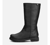 Panama Jack Ladies Bambina Waxy Black Leather Boots