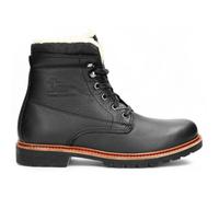 Panama Jack P03 Aviator - Men's Black Leather Ankle Boots - UK 8