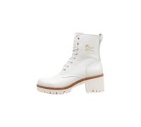 Panama Jack Padma Women's Lace-Up Boots with Zip, Blanco B012, 6 UK
