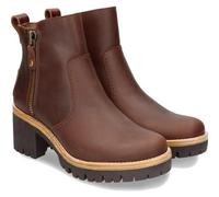 Panama Jack Pauline Womens Ladies Brown Zip Up Chelsea Ankle Boots Size 4-9