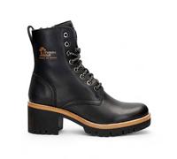 Panama Jack Women's Black Leather Padma B11 Ankle Boots