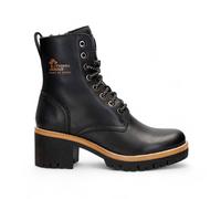 Panama Jack WoMens Black Leather Padma B11 Ankle Boots - Size UK 6