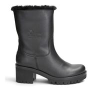Panama Jack Womens Black Leather Waterproof Warm Heeled Boots - Piola B48 - Size EU 40
