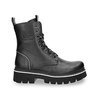 Panama Jack Women's Fortune Combat Boot, Black, 8 UK