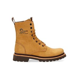 Panama Jack Women's Fortune Combat Boot, Ocre, 3 UK