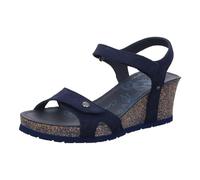 Panama Jack Women's Julia Basics Ankle Strap Sandals, Blue Marino B10, 7 UK