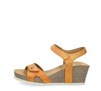 Panama Jack Women's Julia Basics Ankle Strap Sandals, Yellow Vintage B11, 7 UK