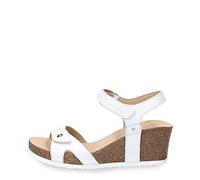 Panama Jack Women's Julia Basics Wedge Sandal, Blanco B17, 4 UK