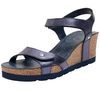 Panama Jack Women's Julia Shine Wedge Sandal, Marino B5, 9 UK