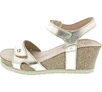 Panama Jack Women's Julia Shine Wedge Sandal, Oro B003, 9 UK