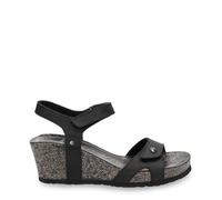 Panama Jack Women's Julia Wedge Ankle Leather Sandals