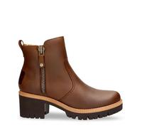 Panama Jack Women's Pauline B9 Brown Waterproof Leather Ankle Boots