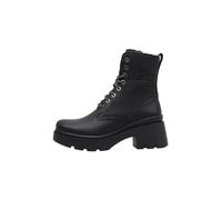Panama Jack Women's Porty Combat Boot, black, 7 UK