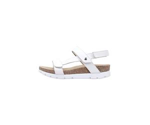 Panama Jack Women's SelmaFlat Sandal, Blanco B5, 6 UK