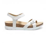 Panama Jack Women's Sulia B1 Wedge White Leather Summer Espadrille Platform Sandals