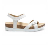 Panama Jack Women's Sulia B1 White Leather Summer Espadrille Sandals