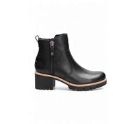 Panama Jack Women's Black Trav B2 Leather Ankle Boots