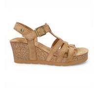 Panama Jack Women's Vero B1 Heel Brown Suede Summer Espadrille Sandals
