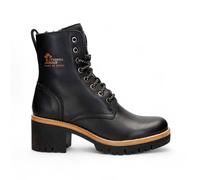 Panama Jacks Women's Black Leather Padma B11 Ankle Boots