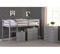 Panama Mid Sleeper Grey Slate By Seconique