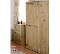 Panama Pine 3 Door Wardrobe Natural