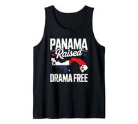 Panama Raised Drama Free - Fun Tee Latin Heritage Roots Tank Top
