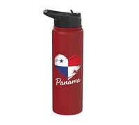 Panama Roots Panamanian Flag Stainless Steel Insulated Water Bottle