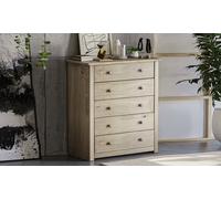 Panama Solid Pine Wood Bedroom Storage Furniture: 3 Drawer Bedside Chest