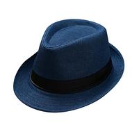 Panama Summer Fedora Trilby Straw Sun Hats for Men Women Beach Hat Classic