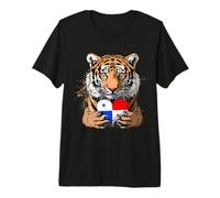 Panama Tiger Heart Panamanian Roots Panamanian Pride Premium T-Shirt