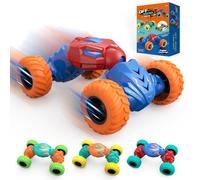 PANAMALAR Pull Back Cars, 4PCS Inertia Toy Cars for Kids Age 3+, Push and Go Car Friction Powered Off-Road Vehicles Monster Truck Toys
